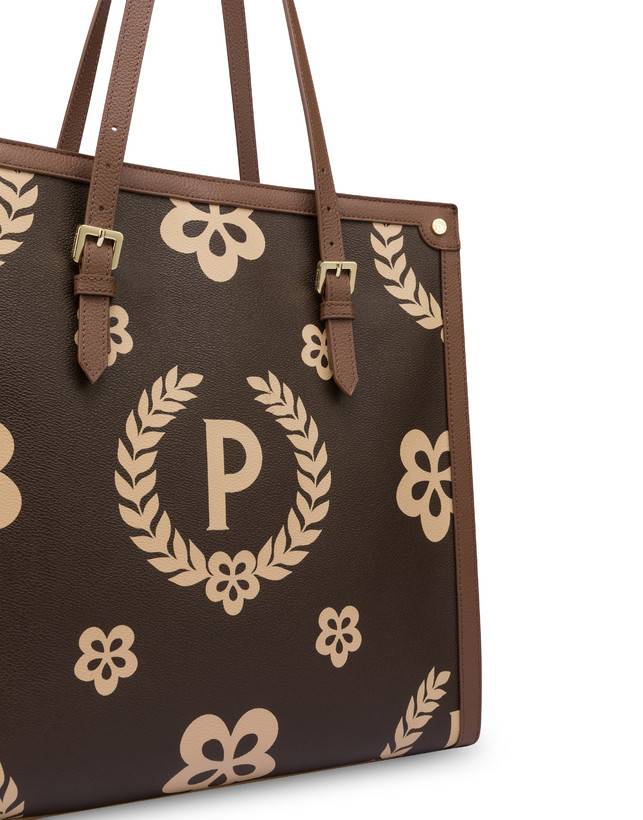 Pollini Tote Bag Day-si! Heritage Crema/marrone/marrone Online