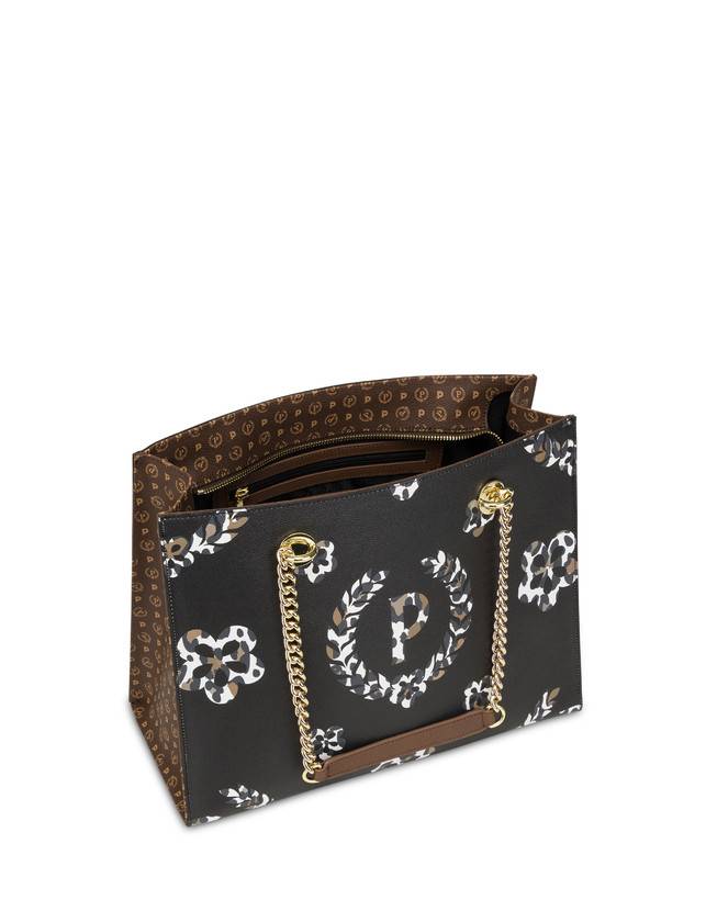 Pollini Shopping Bag Day-si! Heritage Marrone/leopardo/marrone Offerte