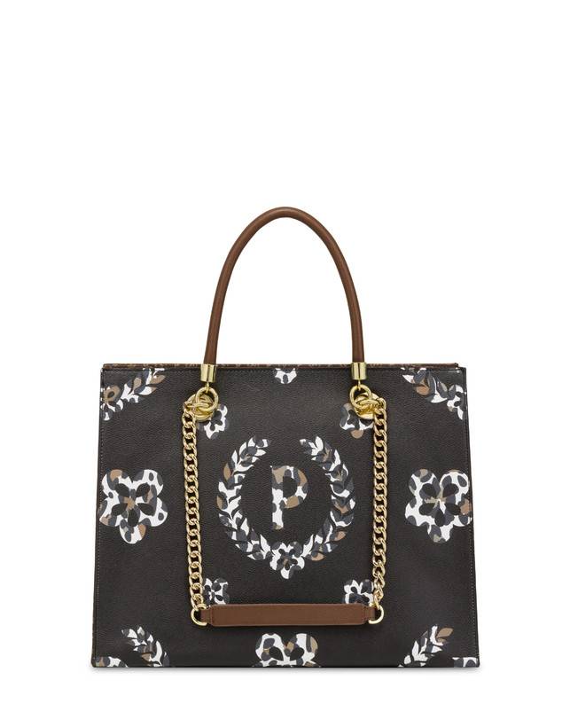 Pollini Shopping Bag Day-si! Heritage Marrone/leopardo/marrone Offerte