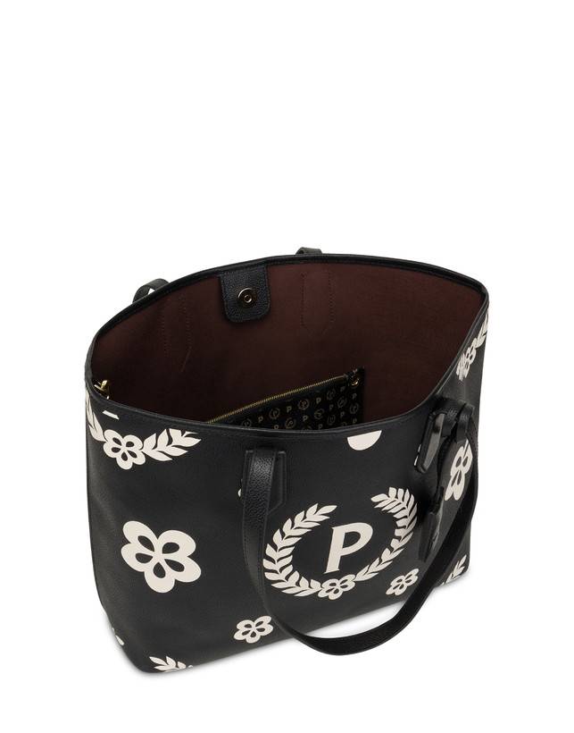 Pollini Shopping Bag Day-si! Heritage Nero/nero/nero Vendita Economica