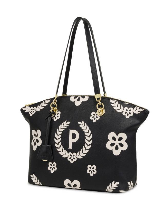 Pollini Tote Bag Day-si! Heritage Nero/nero/nero Nuova