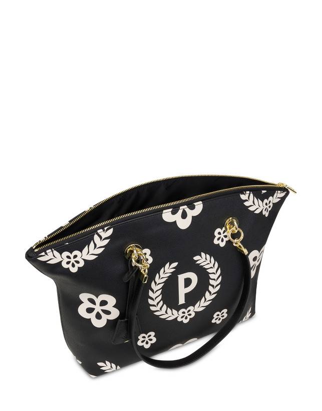 Pollini Tote Bag Day-si! Heritage Nero/nero/nero Nuova