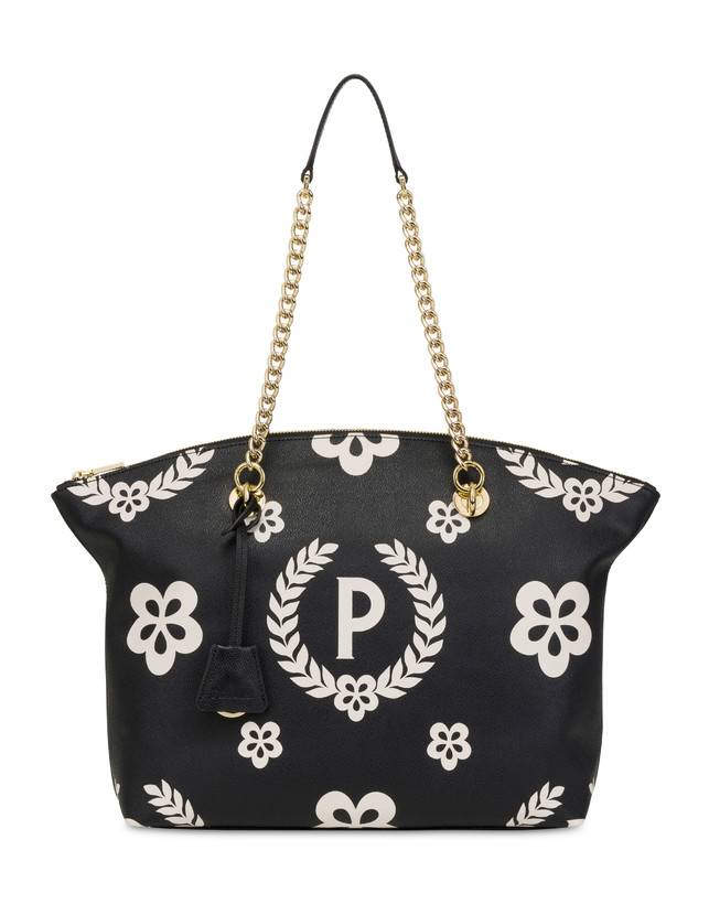 Pollini Tote Bag Day-si! Heritage Nero/nero/nero Nuova