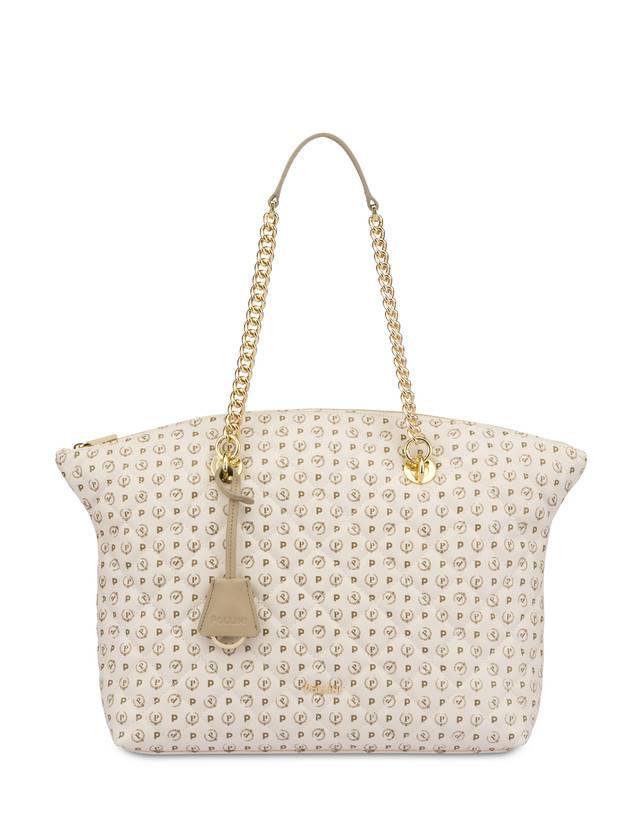 Pollini Tote Bag Heritage Matelassé Avorio/avorio Comprare a buon mercato