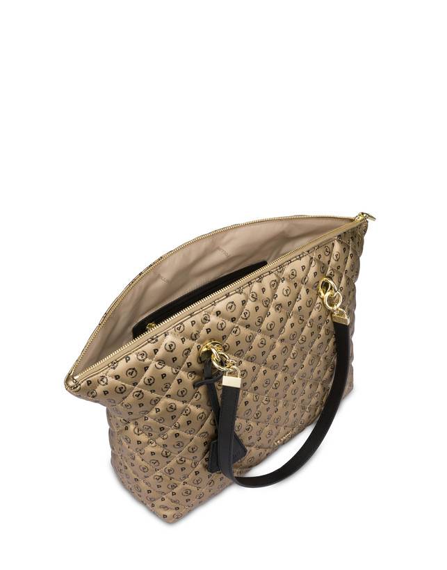 Pollini Tote Bag Heritage Matelassé Oro/nero Flash Sale