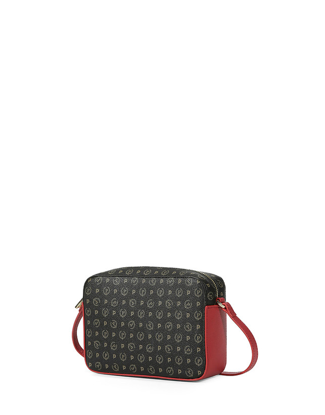 Pollini Borsa A Tracolla Heritage Logo Classic Nero/lacca Shopping online