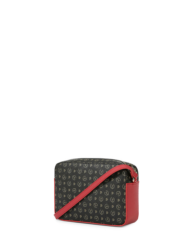 Pollini Borsa A Tracolla Heritage Logo Classic Nero/lacca Shopping online