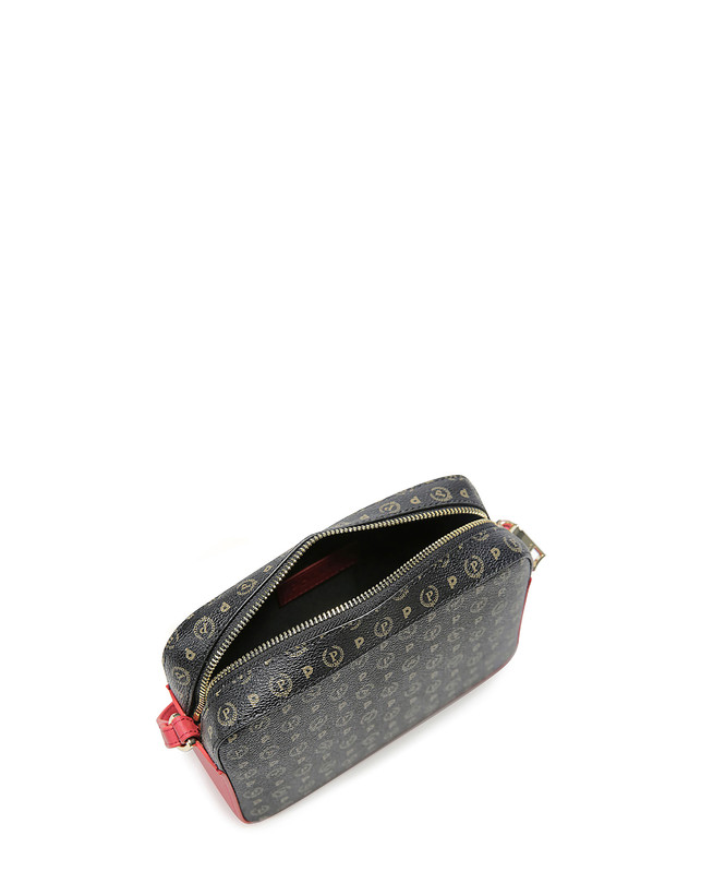 Pollini Borsa A Tracolla Heritage Logo Classic Nero/lacca Shopping online