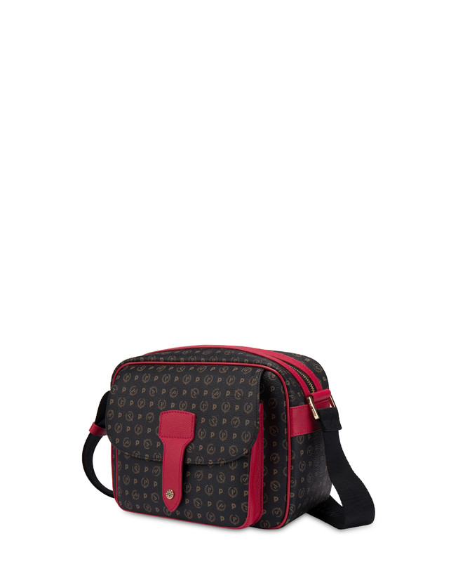 Pollini Borsa A Spalla Heritage Logo Classic Nero/lacca Black Friday