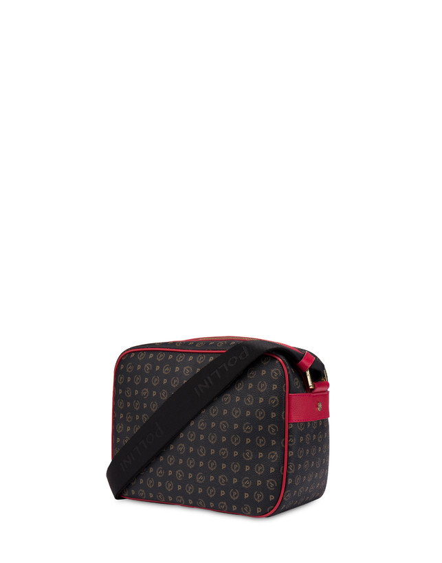 Pollini Borsa A Spalla Heritage Logo Classic Nero/lacca Black Friday