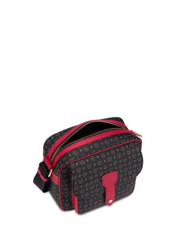Pollini Borsa A Spalla Heritage Logo Classic Nero/lacca Black Friday