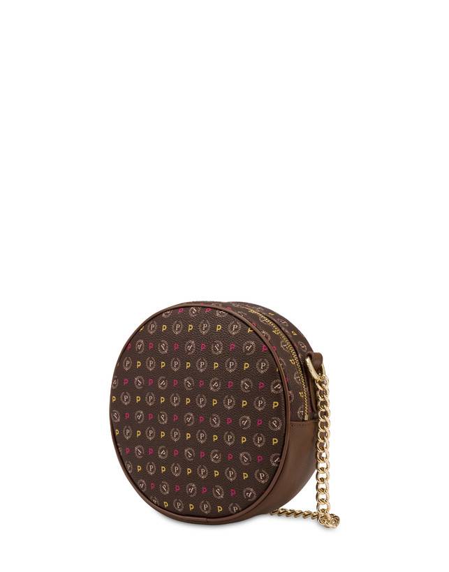 Pollini Round Bag Heritage Logo Classic Multicolor/marrone Offerta Giorno del Papà