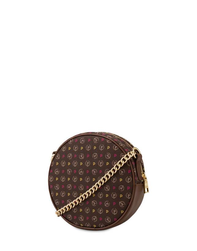 Pollini Round Bag Heritage Logo Classic Multicolor/marrone Offerta Giorno del Papà