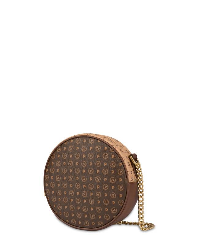 Pollini Round Bag Bicolor Heritage Marrone/crema/marrone Offerta San Valentino