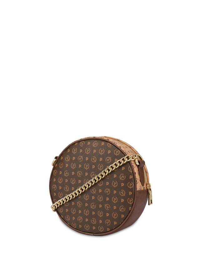 Pollini Round Bag Bicolor Heritage Marrone/crema/marrone Offerta San Valentino