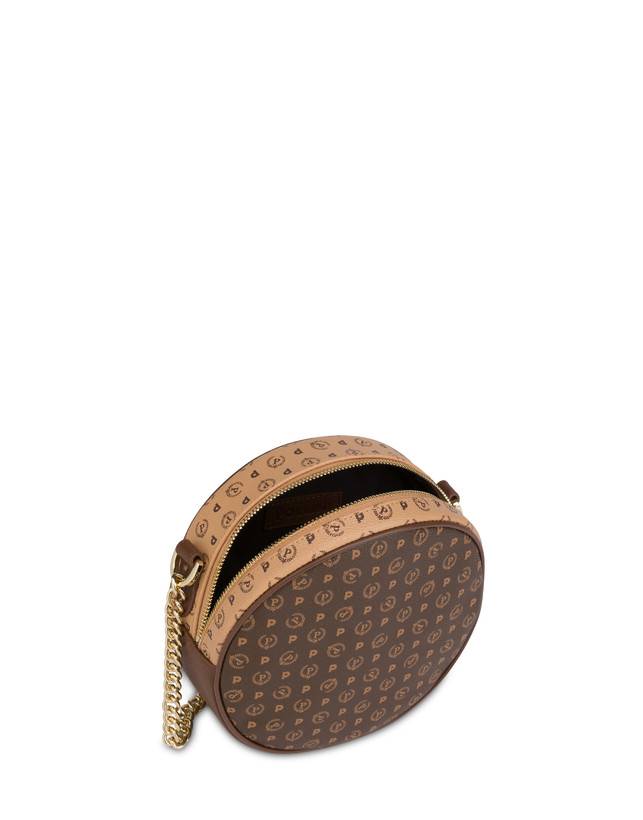 Pollini Round Bag Bicolor Heritage Marrone/crema/marrone Offerta San Valentino