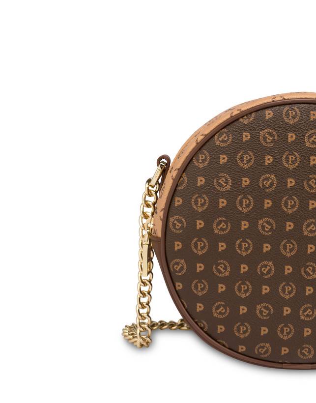 Pollini Round Bag Bicolor Heritage Marrone/crema/marrone Offerta San Valentino