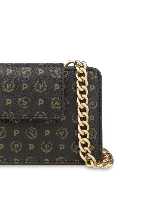 Pollini Clutch Porta Cellulare Heritage Nero/lacca Grandi sconti