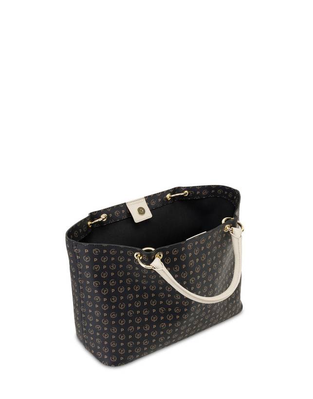 Pollini Borsa Doppio Manico In Pvc Heritage Logo Classic Nuovi prodotti