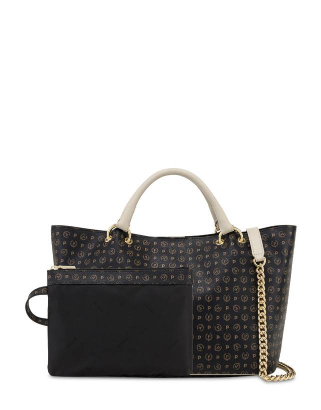 Pollini Borsa Doppio Manico In Pvc Heritage Logo Classic Nuovi prodotti
