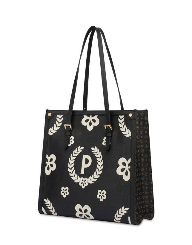 Pollini Tote Bag Day-si! Heritage Nero/nero/nero Liquidazione