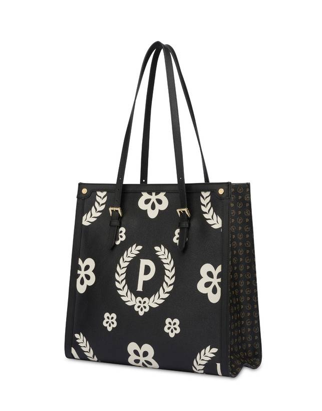 Pollini Tote Bag Day-si! Heritage Nero/nero/nero Liquidazione