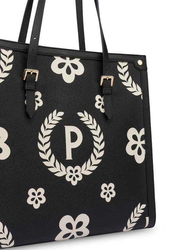 Pollini Tote Bag Day-si! Heritage Nero/nero/nero Liquidazione