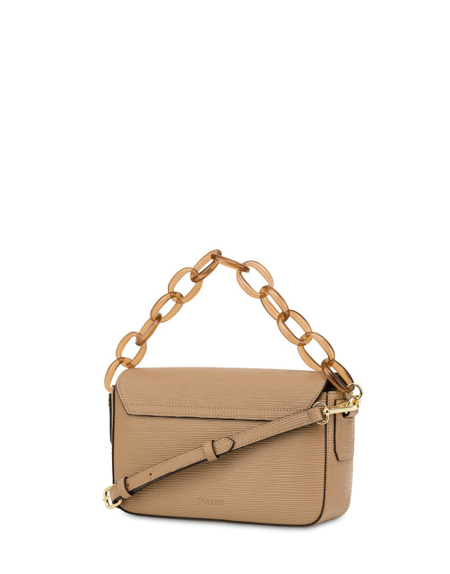 Pollini Candy Bag Con Maxi Catena Taupe Fino al 55% di sconto