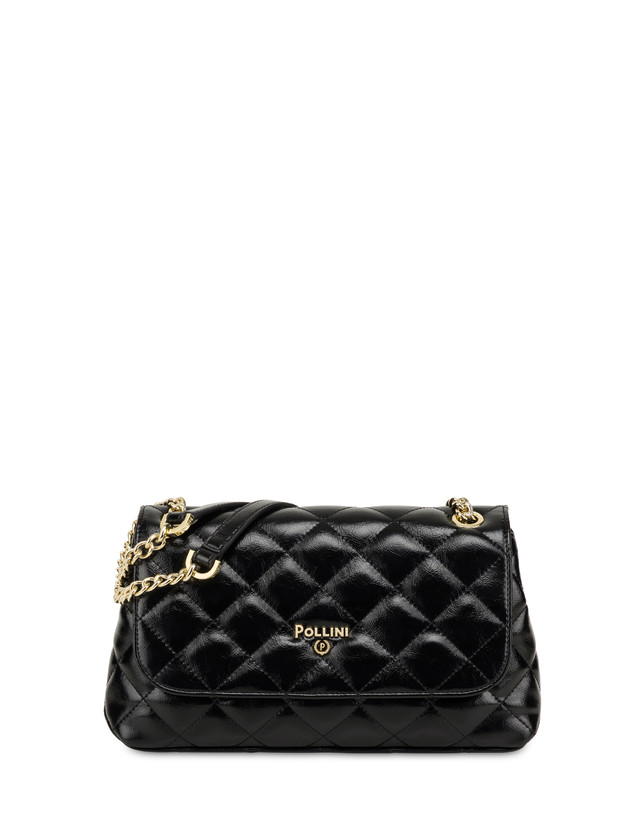 Pollini Piccola Borsa Matelassé Waltzer Night Nero Enormi sconti