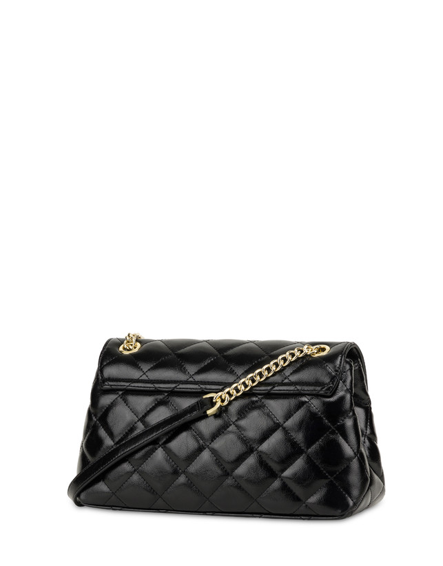Pollini Piccola Borsa Matelassé Waltzer Night Nero Enormi sconti