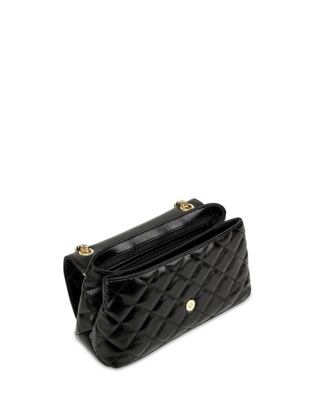 Pollini Piccola Borsa Matelassé Waltzer Night Nero Enormi sconti
