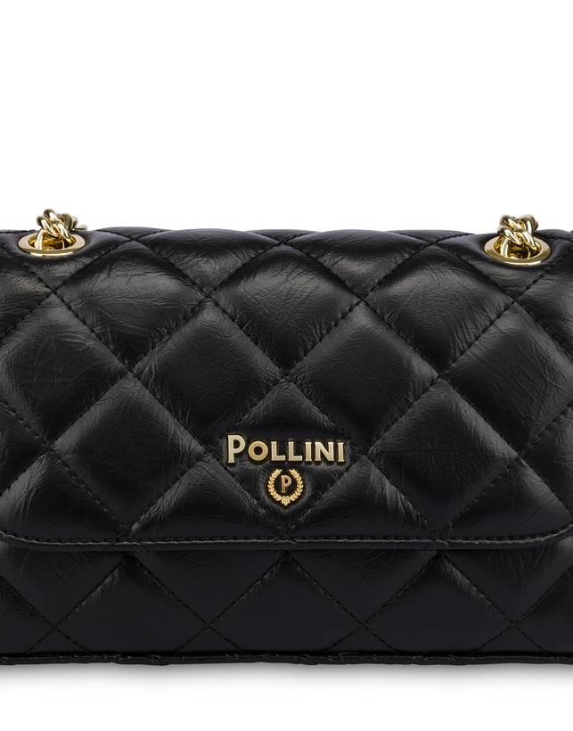 Pollini Borsa A Spalla Matelassé Waltzer Night Nero 50% di sconto con spedizione gratuita