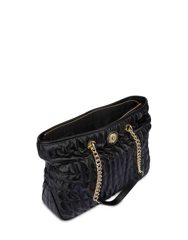 Pollini Borsa Doppio Manico Wrinky Nero/nero Black Friday Prezzi