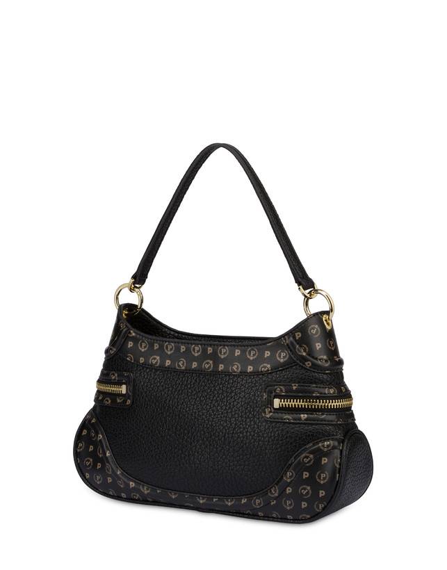 Pollini Borsa A Spalla Zipper Nero/nero Sconti questo mese