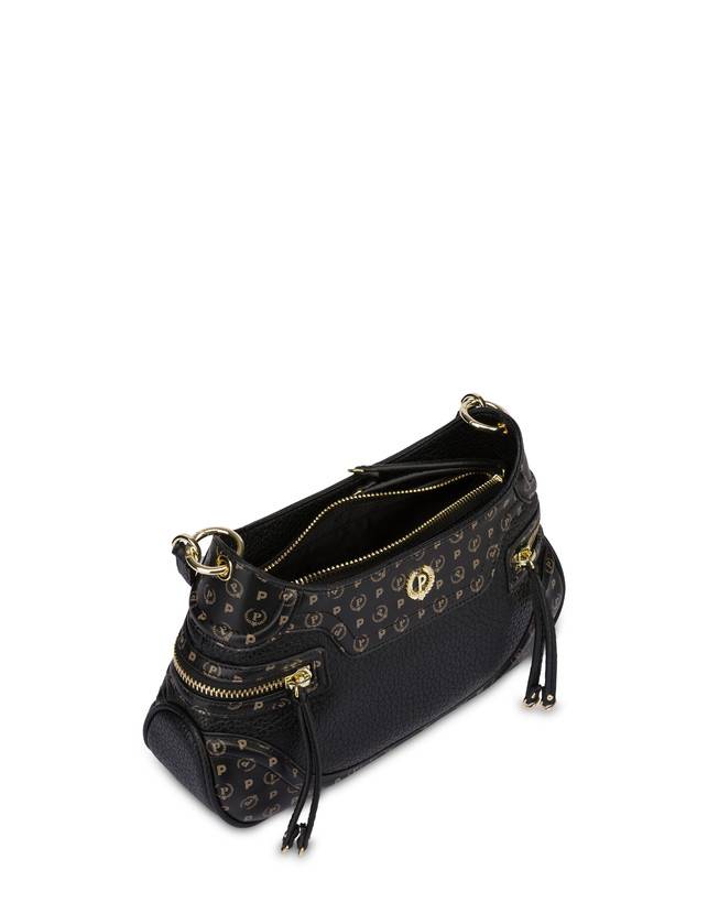 Pollini Borsa A Spalla Zipper Nero/nero Sconti questo mese
