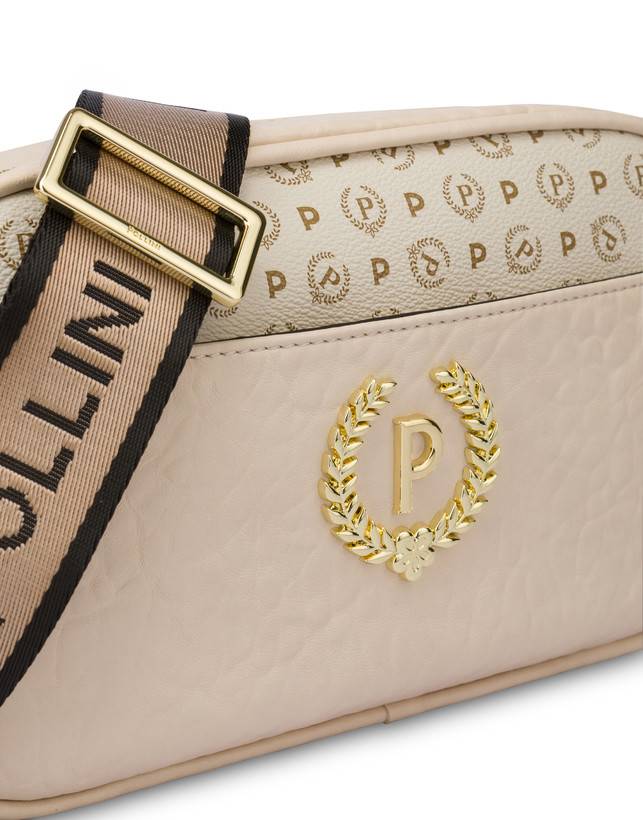 Pollini Borsa A Tracolla Rebecca Evolution Avorio/avorio/avorio Italy