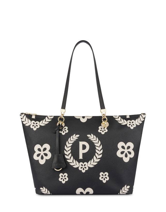 Pollini Shopping Nero/nero/nero In Linea