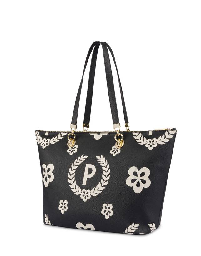 Pollini Shopping Nero/nero/nero In Linea