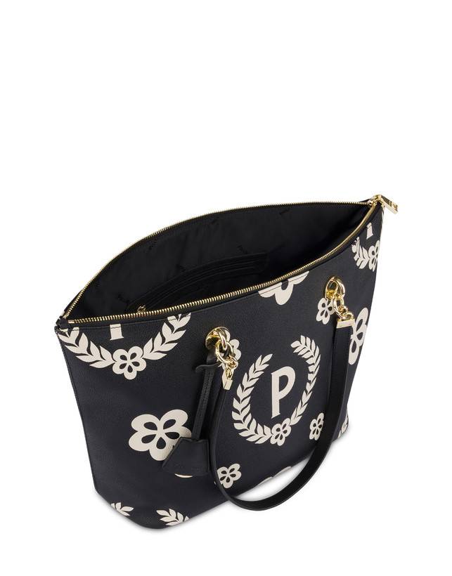 Pollini Shopping Nero/nero/nero In Linea
