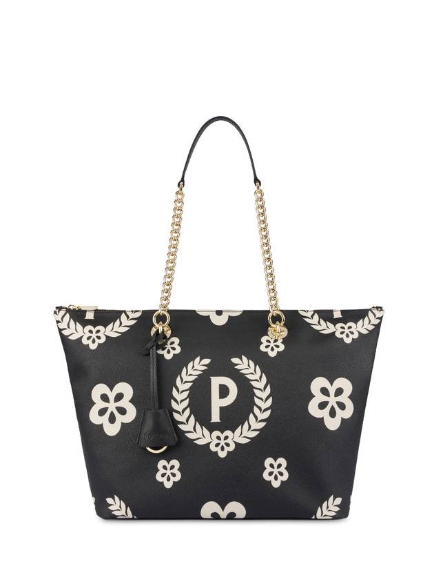 Pollini Shopping Nero/nero/nero In Linea