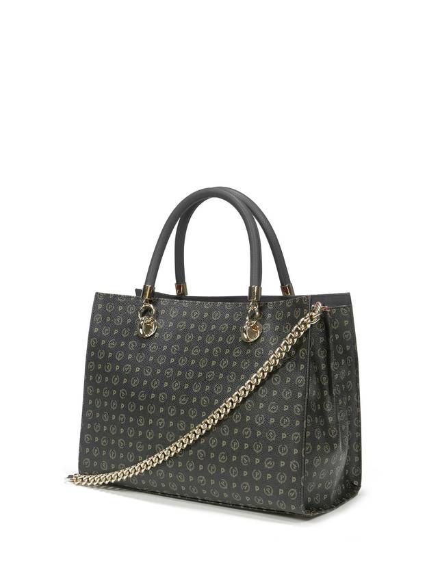 Pollini Shopping Bag Heritage Logo Classic Nero/nero Fino Al -60%