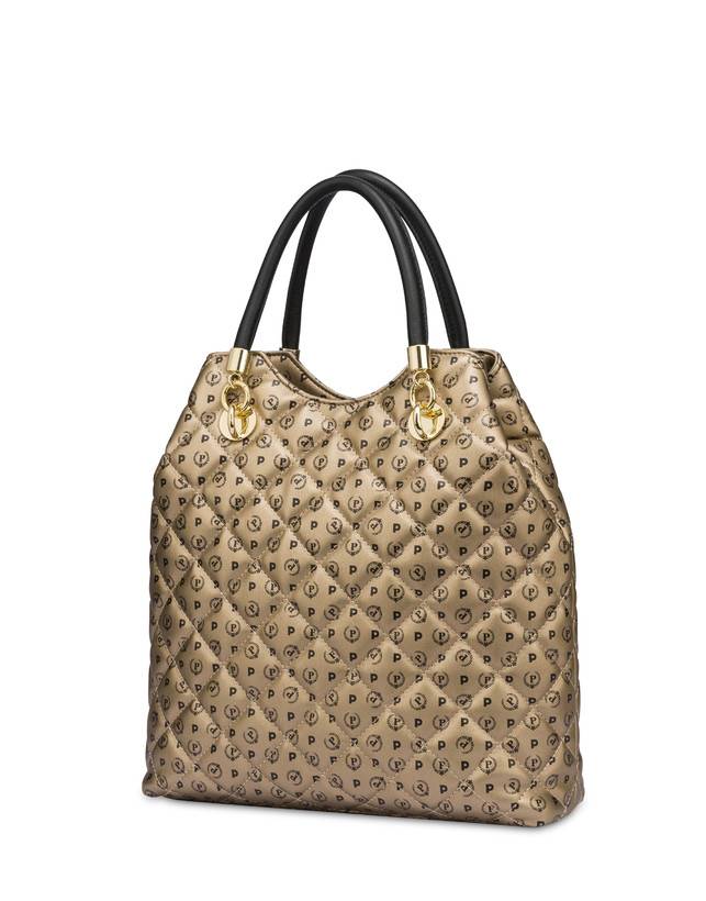 Pollini Borsa Doppio Manico Heritage Matelassé Oro/nero Novità