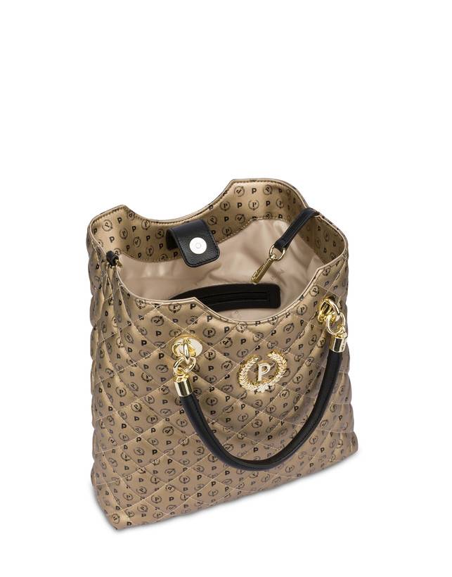 Pollini Borsa Doppio Manico Heritage Matelassé Oro/nero Novità