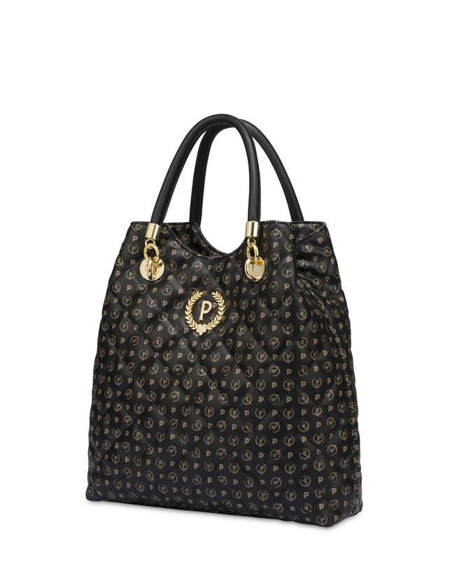 Pollini Borsa Doppio Manico Heritage Matelassé Nero/nero Presa