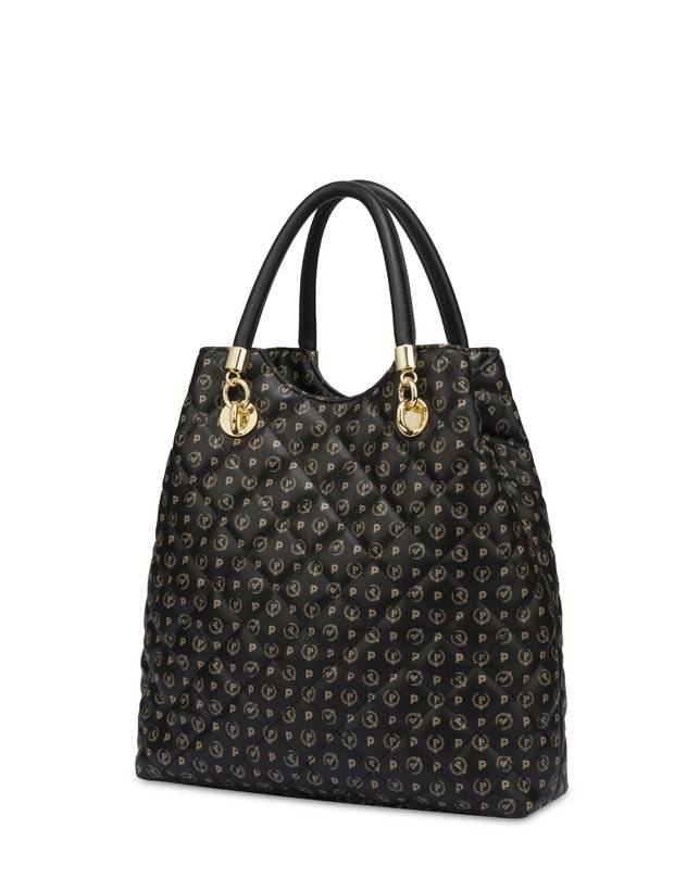Pollini Borsa Doppio Manico Heritage Matelassé Nero/nero Presa