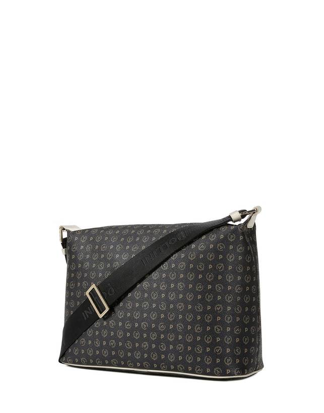 Pollini Borsa Hobo Heritage Logo Classic Nero/avorio Economico