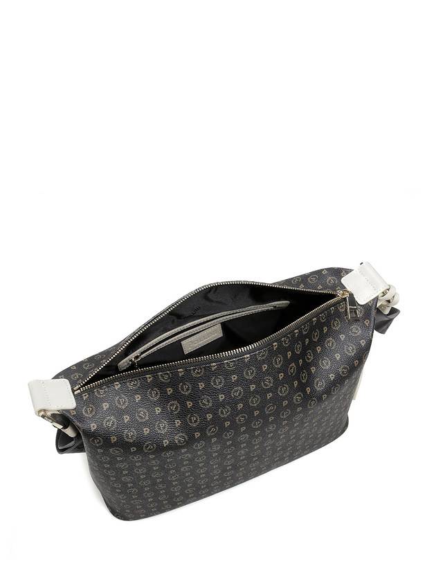 Pollini Borsa Hobo Heritage Logo Classic Nero/avorio Economico