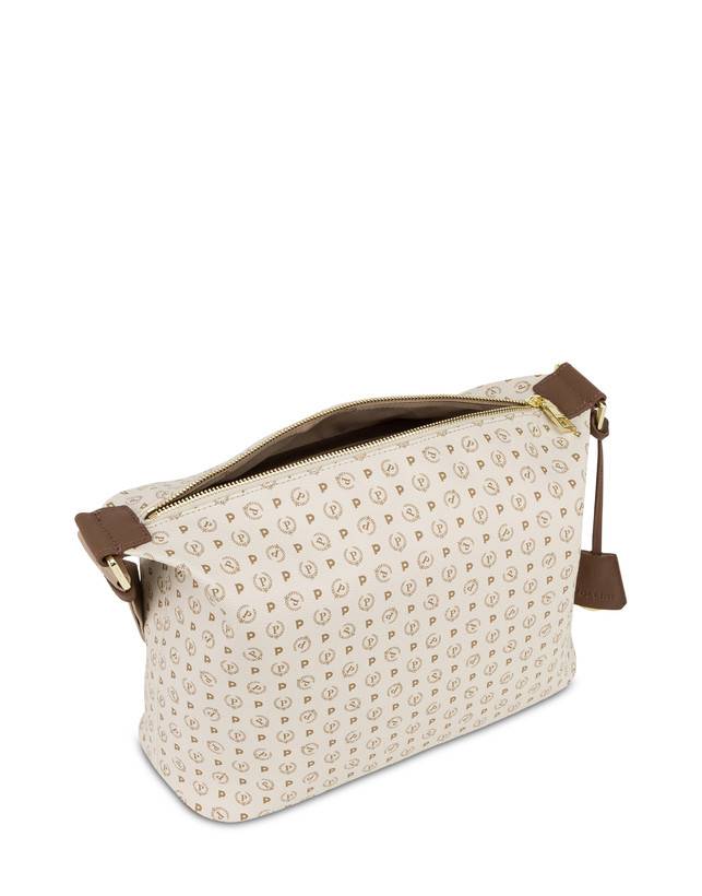 Pollini Borsa Hobo Heritage Logo Classic Avorio/marrone Online