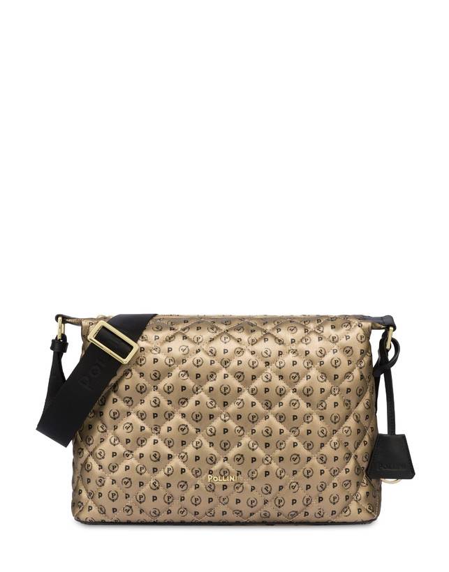 Pollini Borsa A Spalla Heritage Matelassé Oro/nero In Vendita