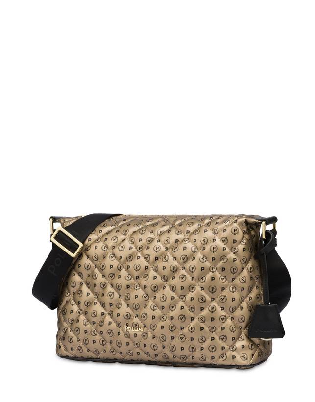 Pollini Borsa A Spalla Heritage Matelassé Oro/nero In Vendita